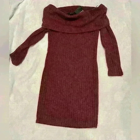 NWT- Forever 21 Size Small Knit Mini Dress - Picture 2 of 3
